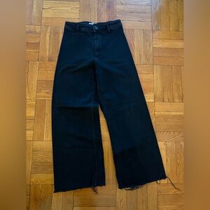 Zara Charcoal Straight-Leg Jeans